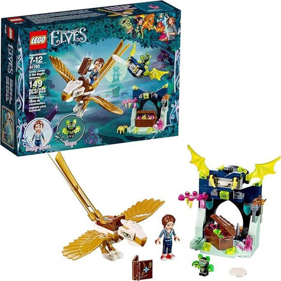 Retired Set- LEGO Elves 41190 Emily Jones and The Eagle Getaway - Bricks - Picture 13 of 14